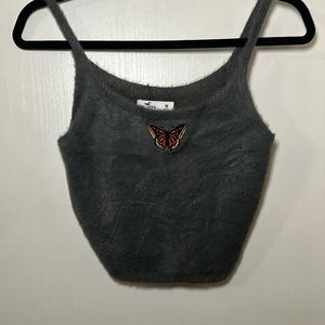 Fluffy Cropped Tanktop